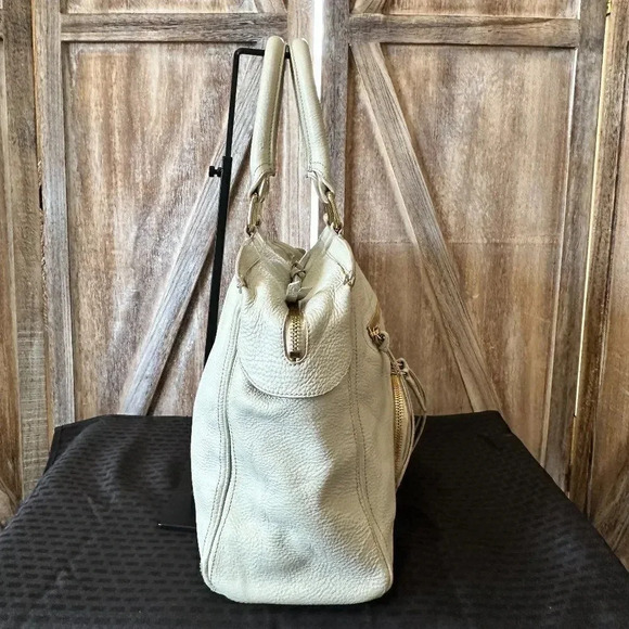 Gherardini 1885 Firenze Italian Pebbled Leather Tote Bag - Picture 3 of 13